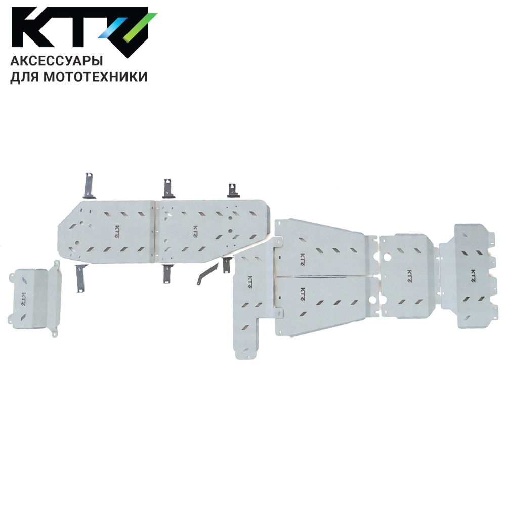 Комплект защит для TANK 700 3.0 АКПП 4WD 2025 алюминий 5 мм KTZ