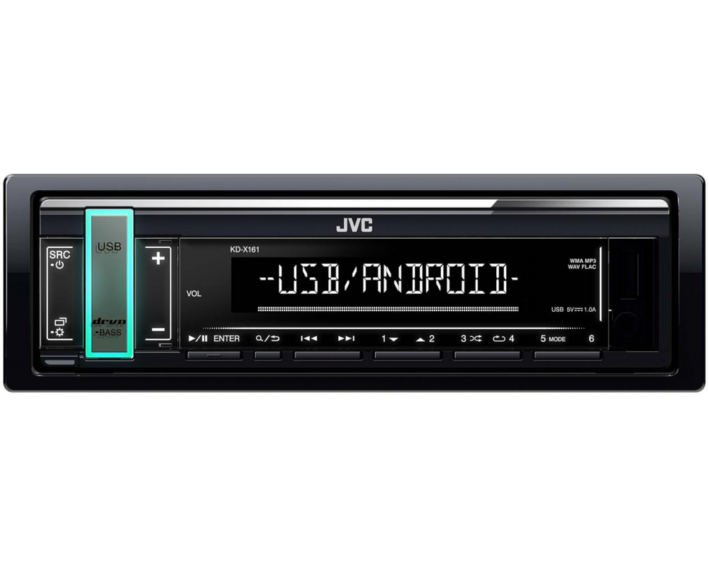 Автомобильный цифровой медиа-ресивер JVC KD-X161