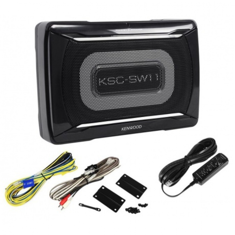 Автомобильный корпусной активный сабвуфер 8” (20 см) KENWOOD KSC-SW11