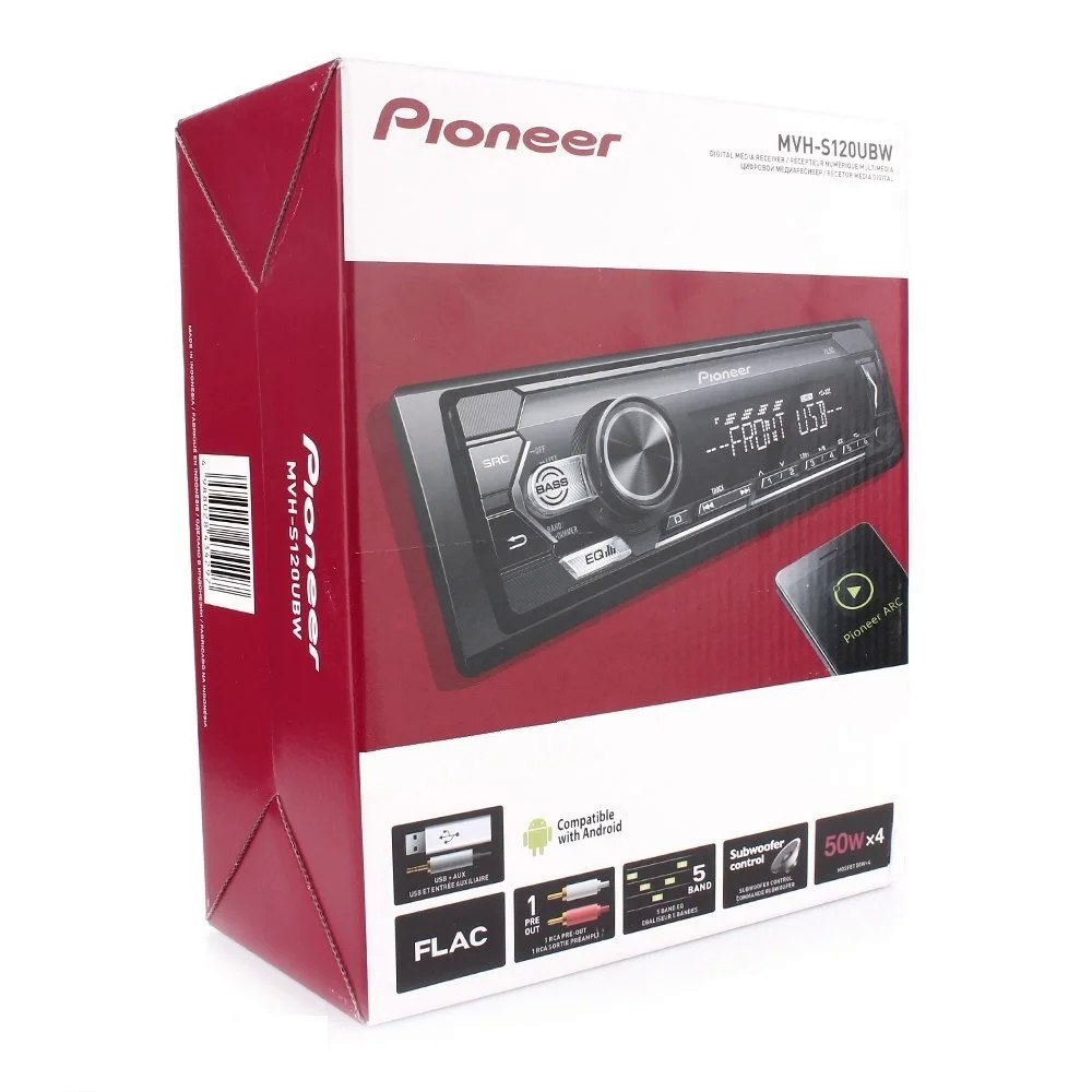 Автомобильный цифровой медиа-ресивер PIONEER MVH-S120UBW