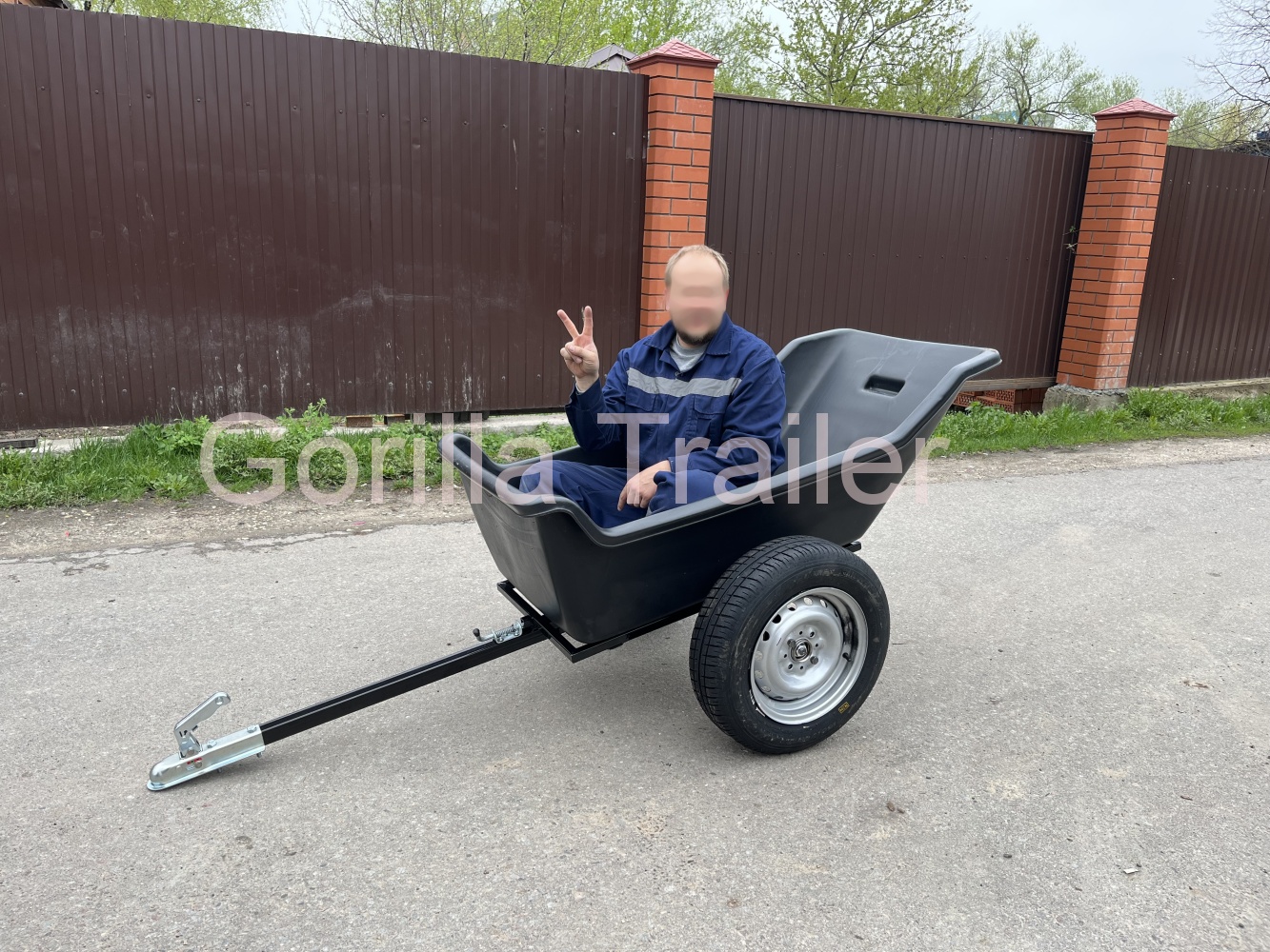 Прицеп для квадроцикла ATV Gorilla 1500 эконом без колес и болтов для квадроцикла ATV по низкой цене в Москве. Можете купить недорого и в наличии!Доставка по России. Всего 20 000.00 р.