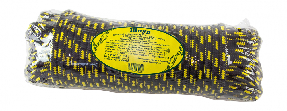 Купить шнур полипропиленовый плетеный d 10 мм, l 30 м по цене 887 р. Низкие цены. Большой выбор. Доставка по всей России. Интернет-магазин в Москве. Только положительные отзывы!