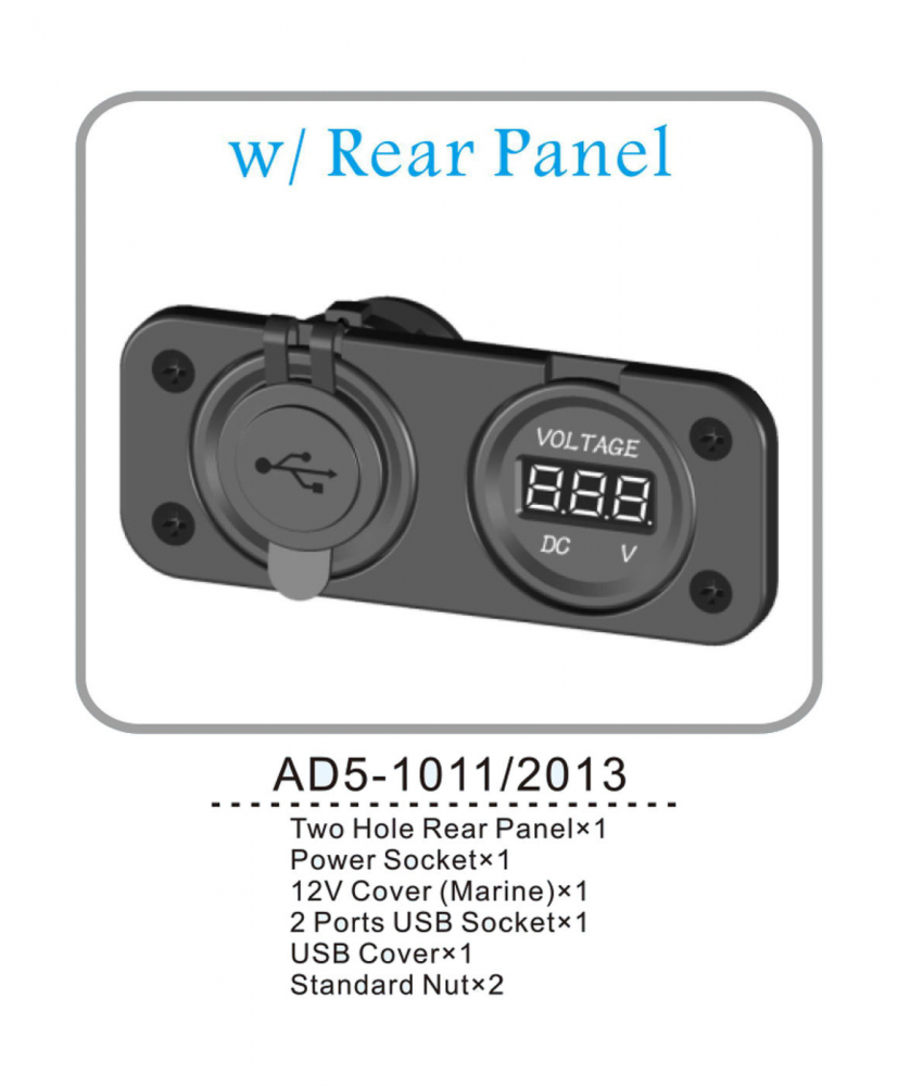 Купить панель с usb-разъемом 5в 2.1а и прикуривателем ad5-1011/2013 по цене  Низкие цены. Большой выбор. Доставка по всей России. Интернет-магазин в Москве. Только положительные отзывы!