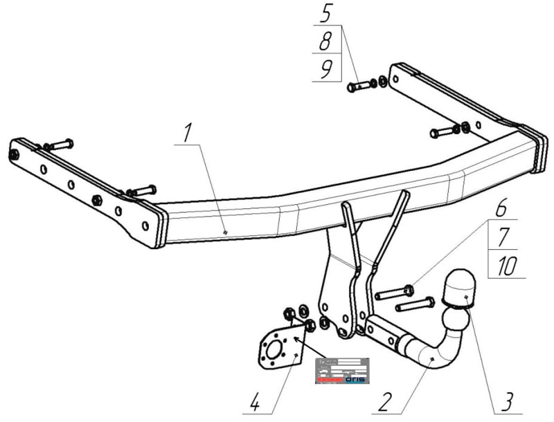 Купить фаркоп audi q5 2016 - 3557-a oris по цене  Низкие цены. Большой выбор. Доставка по всей России. Интернет-магазин в Москве. Только положительные отзывы!