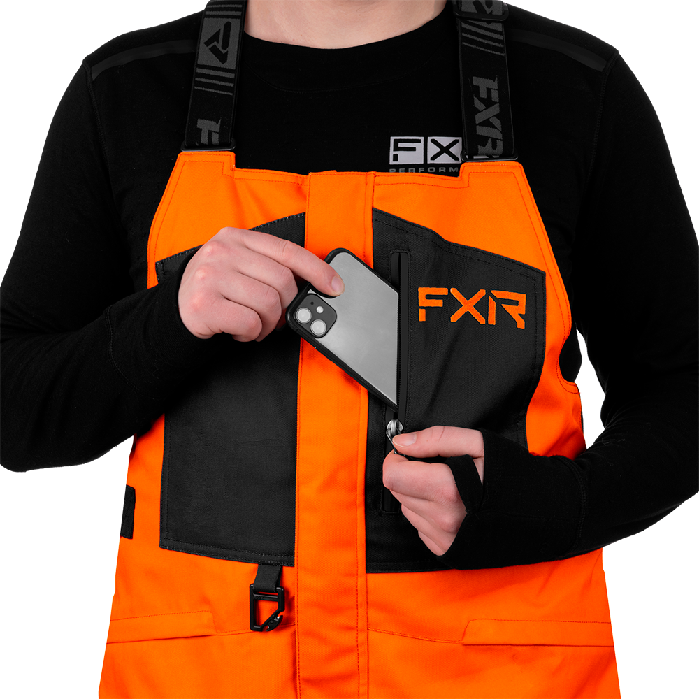 Полукомбинезон FXR Excursion с утеплителем Orange/Black, 2XL