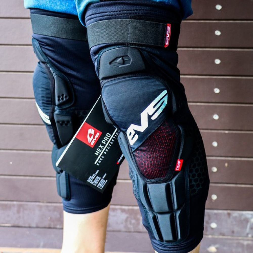 Защита колена и голени EVS HEX PRO Black, XXL