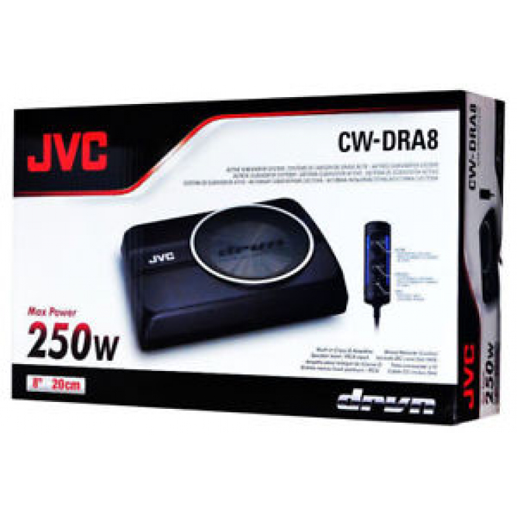 Автомобильный корпусной сабвуфер 8” (20 см) JVC CW-DRA8