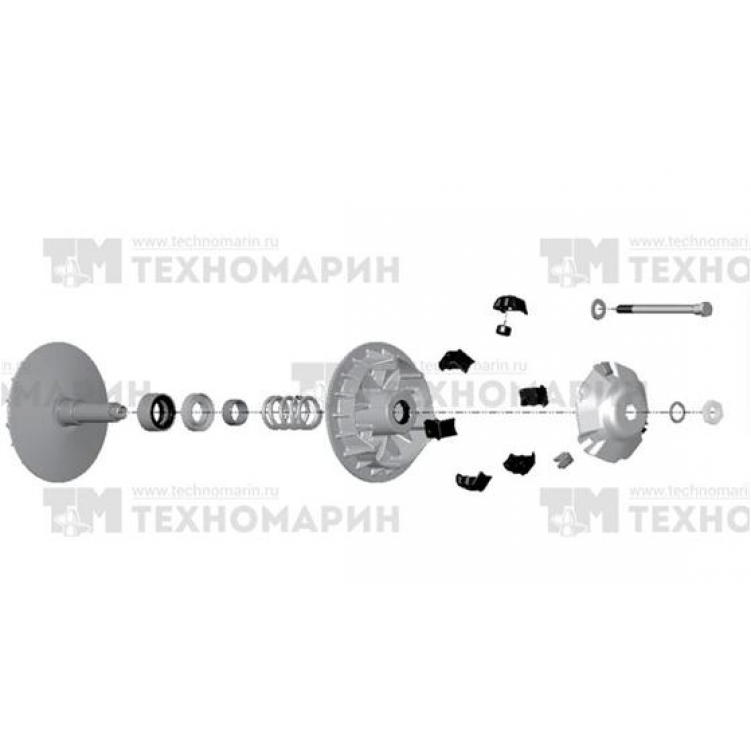 Купить ведущий вариатор квадроцикла brp 0900-0034 (0900-0392) по цене 65 369 р.. Низкие цены. Большой выбор. Доставка по всей России.  Интернет-магазин в Москве. Только положительные отзывы!