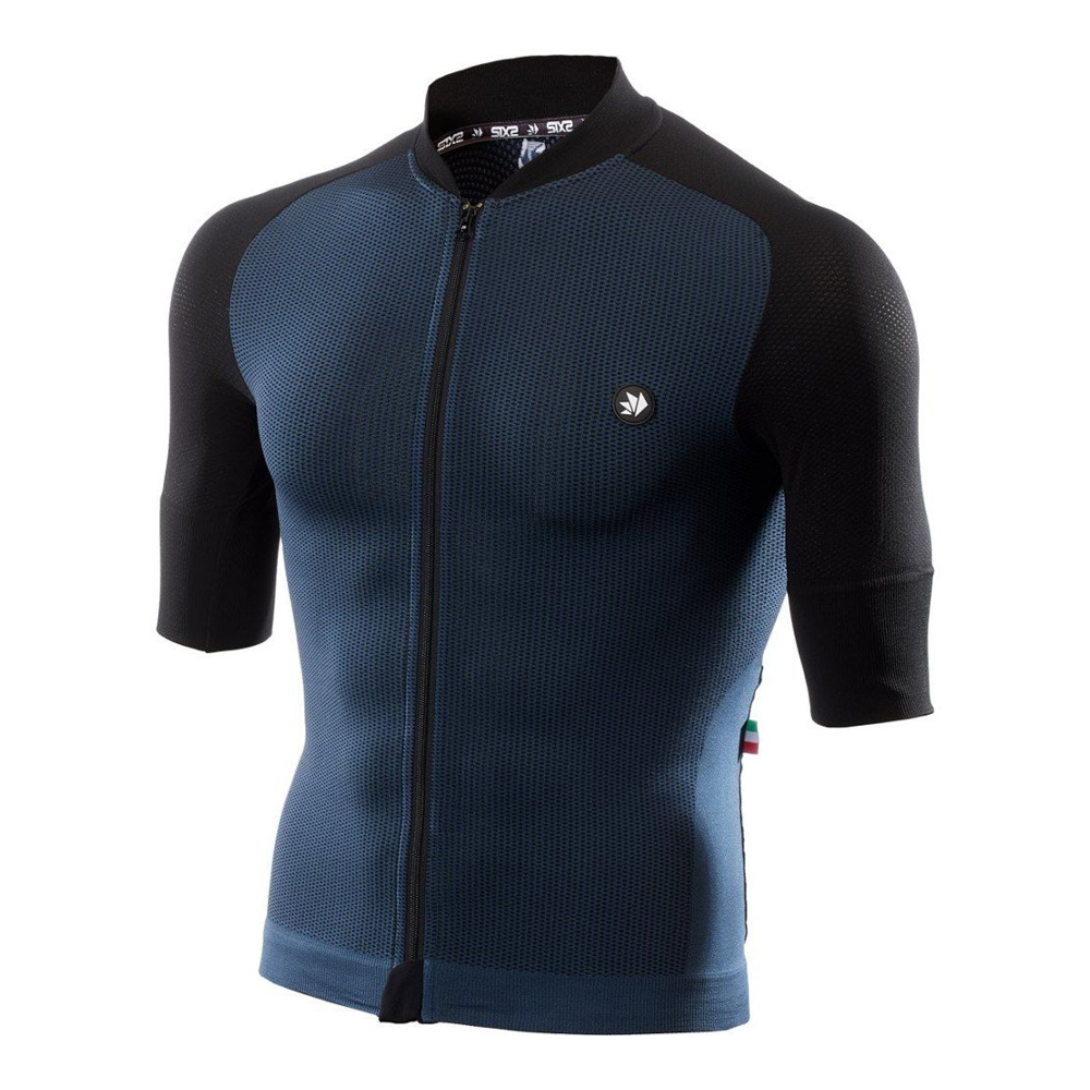 Термофутболка SIXS CLIMA JERSEY 2 Avio/Black, XXL