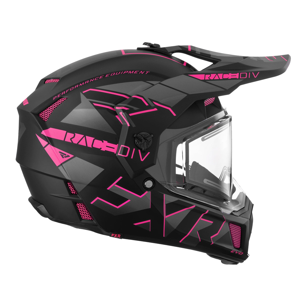 Шлем FXR Clutch X Evo с подогревом Electric Pink, XS