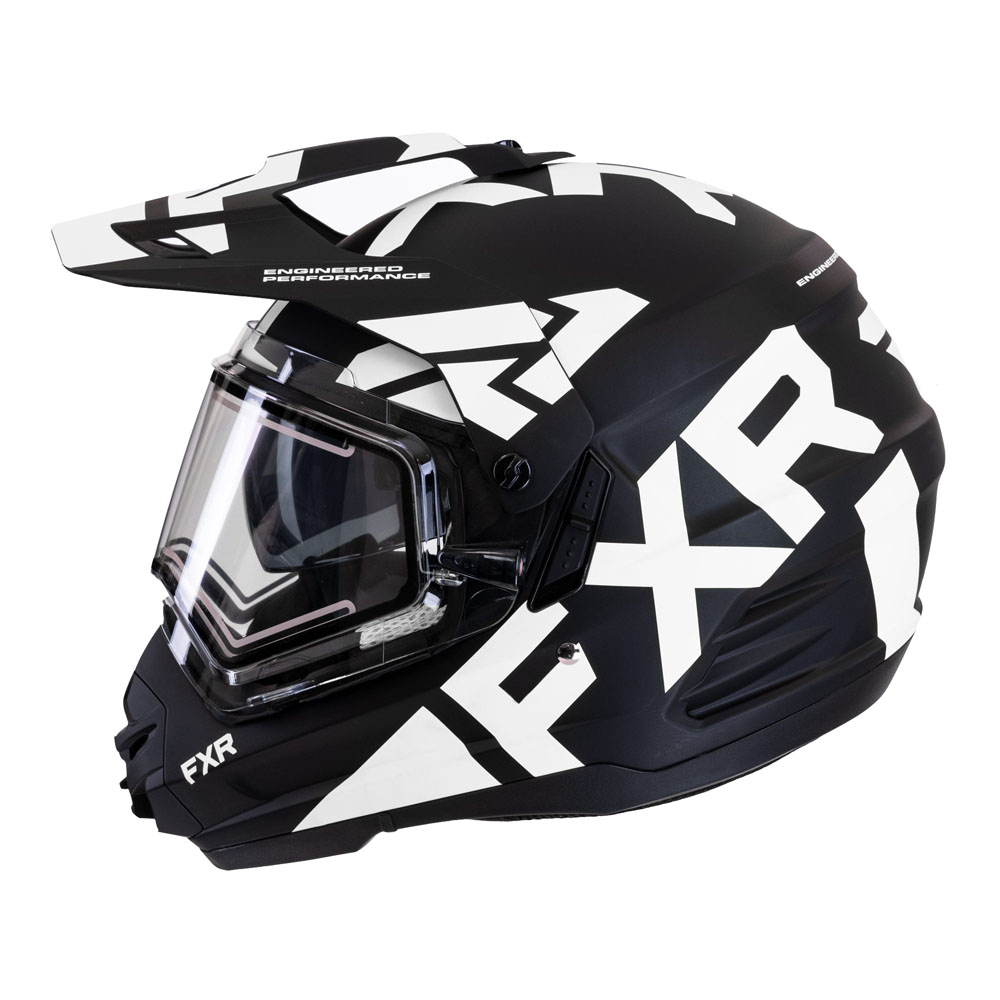 Шлем FXR Torque X Team с подогревом Black/White, M