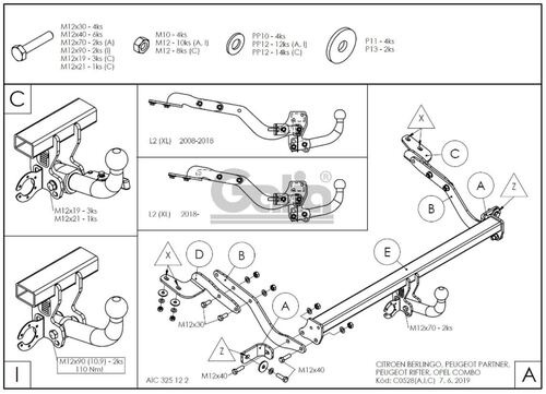 Купить фаркоп peugeot partner ii,iii, rifter, citroen berlingo ii,iii, toyota proace city, verso c0528a - c0528a galia по цене 21 744 р. Низкие цены. Большой выбор. Доставка по всей России. Интернет-магазин в Москве. Только положительные отзывы!