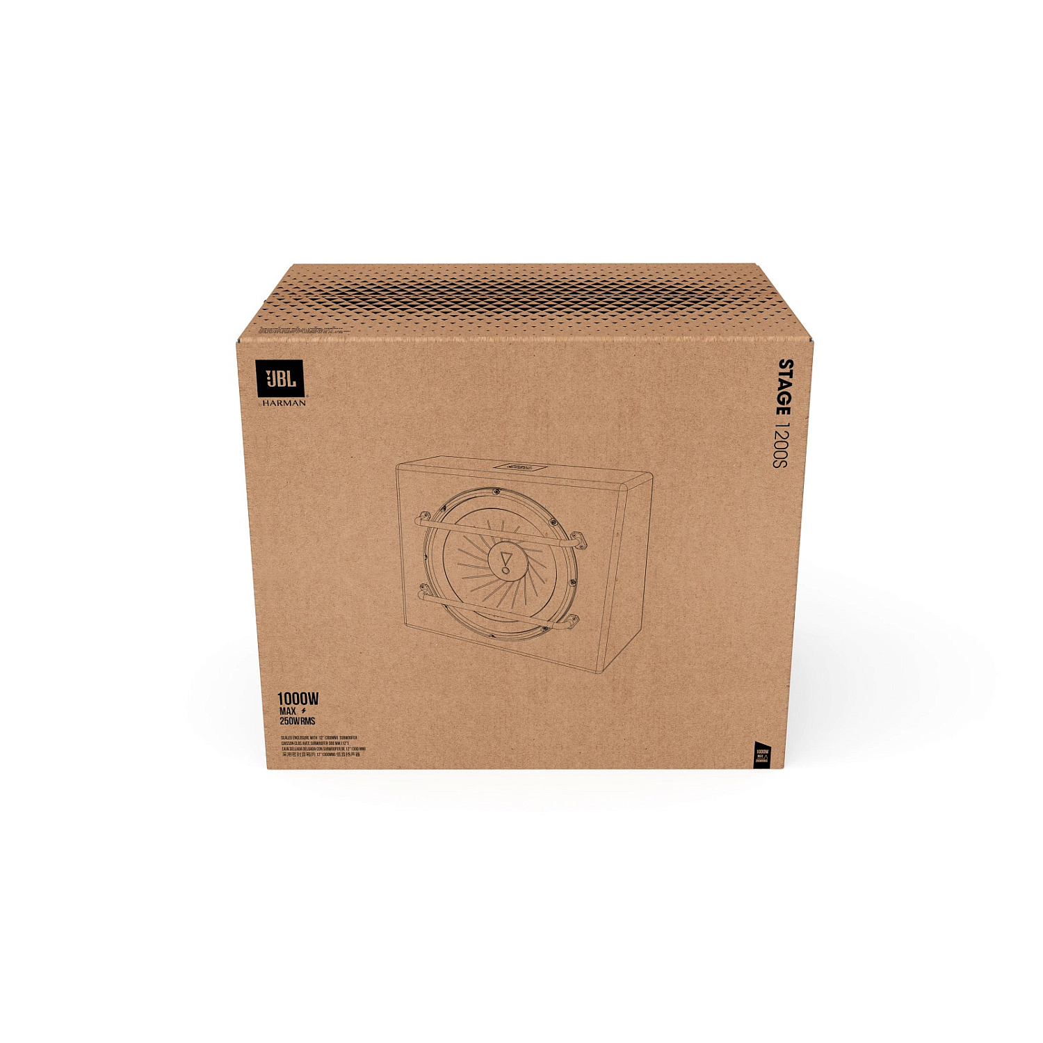 Автомобильный корпусной сабвуфер 12” (30 см) JBL STAGE1200S