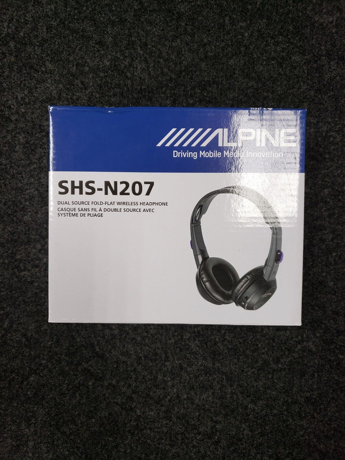 Двухканальные автомобильные наушники ALPINE SHS-N207