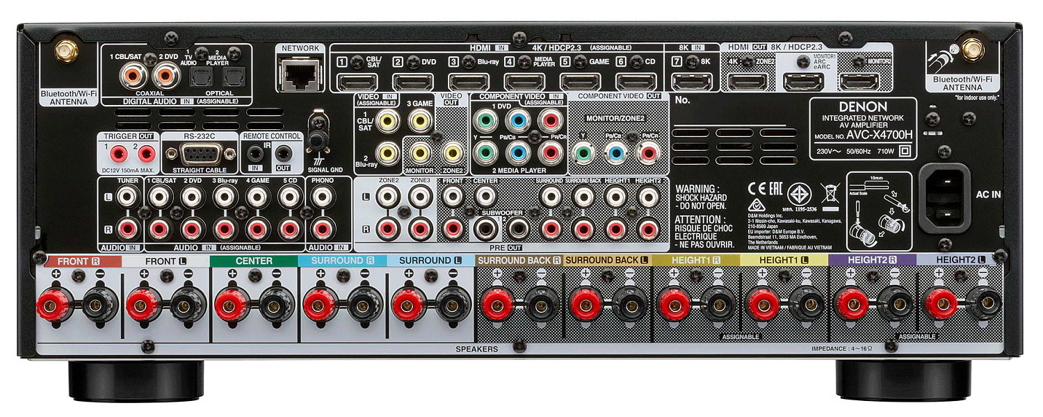 AV-Ресивер DENON AVCX4700HBKE2