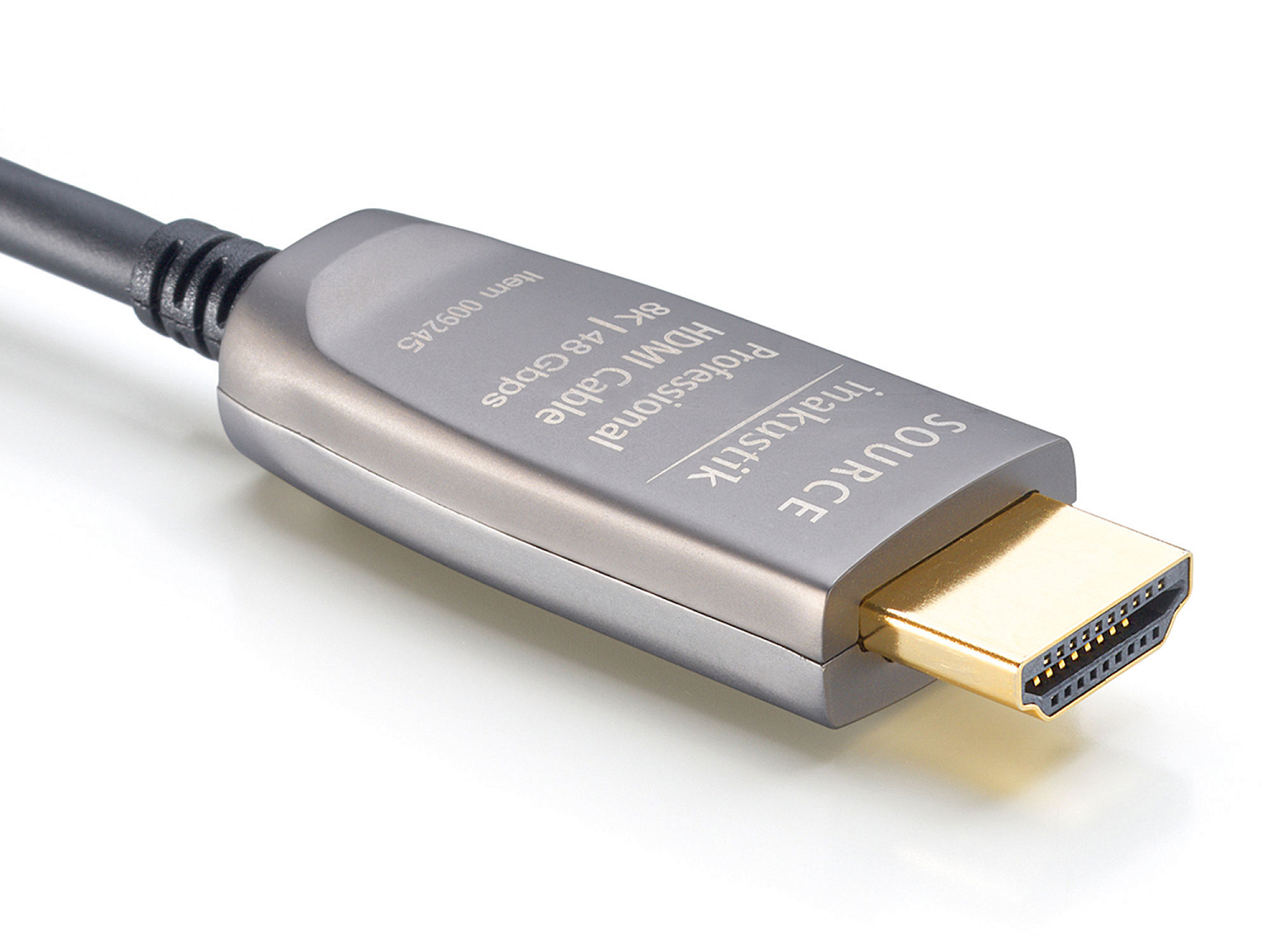 HDMI кабель INAKUSTIK Profi HDMI 2.1 optical fiber cable 8K 48Gbps 15m 009245015