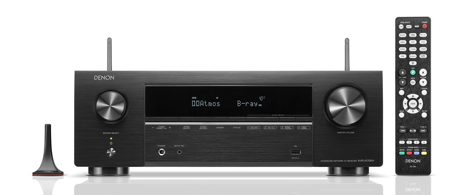 Домашний кинотеатр DENON AVRX1700HBKE2 Focal Chora Atmos