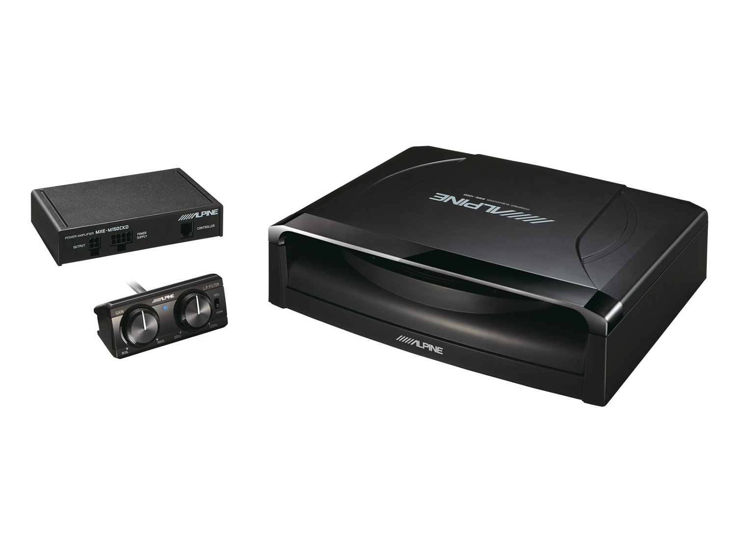 Автомобильный корпусной активный сабвуфер 12” (30 см) ALPINE SWE-1200