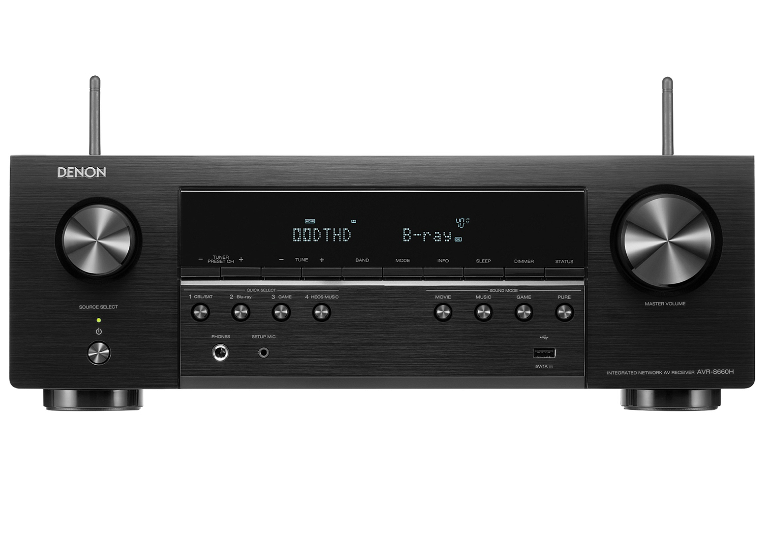 Домашний кинотеатр DENON AVCS660HBKE2 Polk Monitor XT2